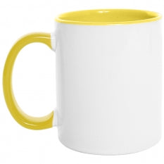 MUGS BLANCO FONDO Y OREJA COLOR 11 Oz