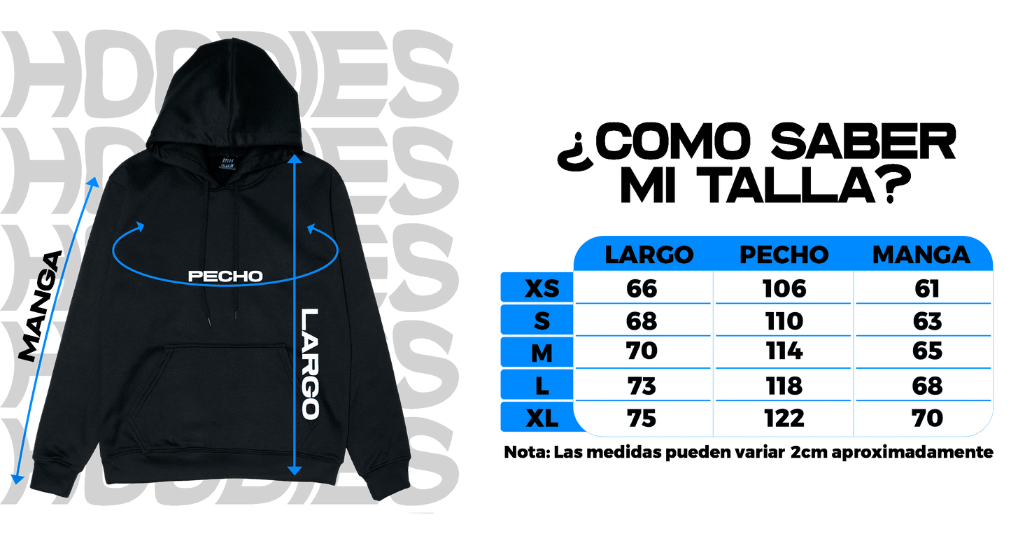 HOODIE PREMIUM - ALGODÓN PERCHADO DE 280 Gramos.