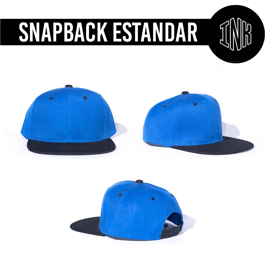 SNAPBACK ESTANDAR COLOR NEGRO AZUL