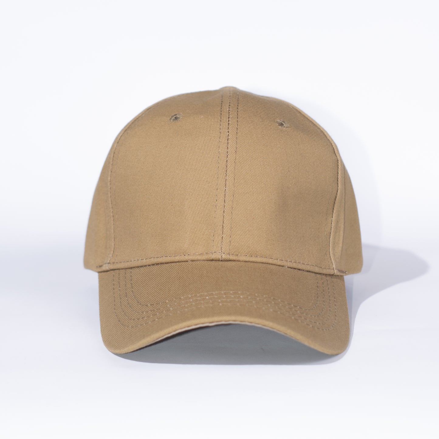 GORRA ALGODON CEPILLADO COLOR CAMEL