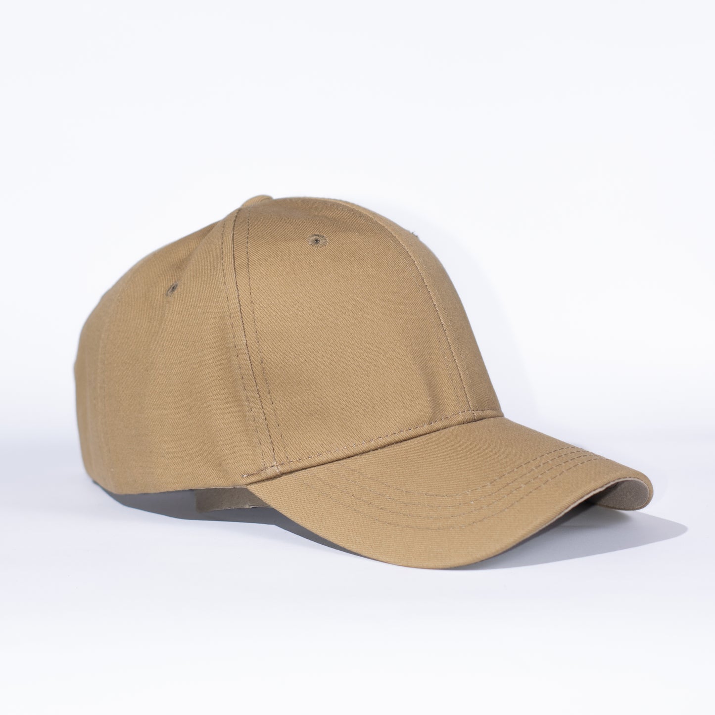 GORRA ALGODON CEPILLADO COLOR CAMEL