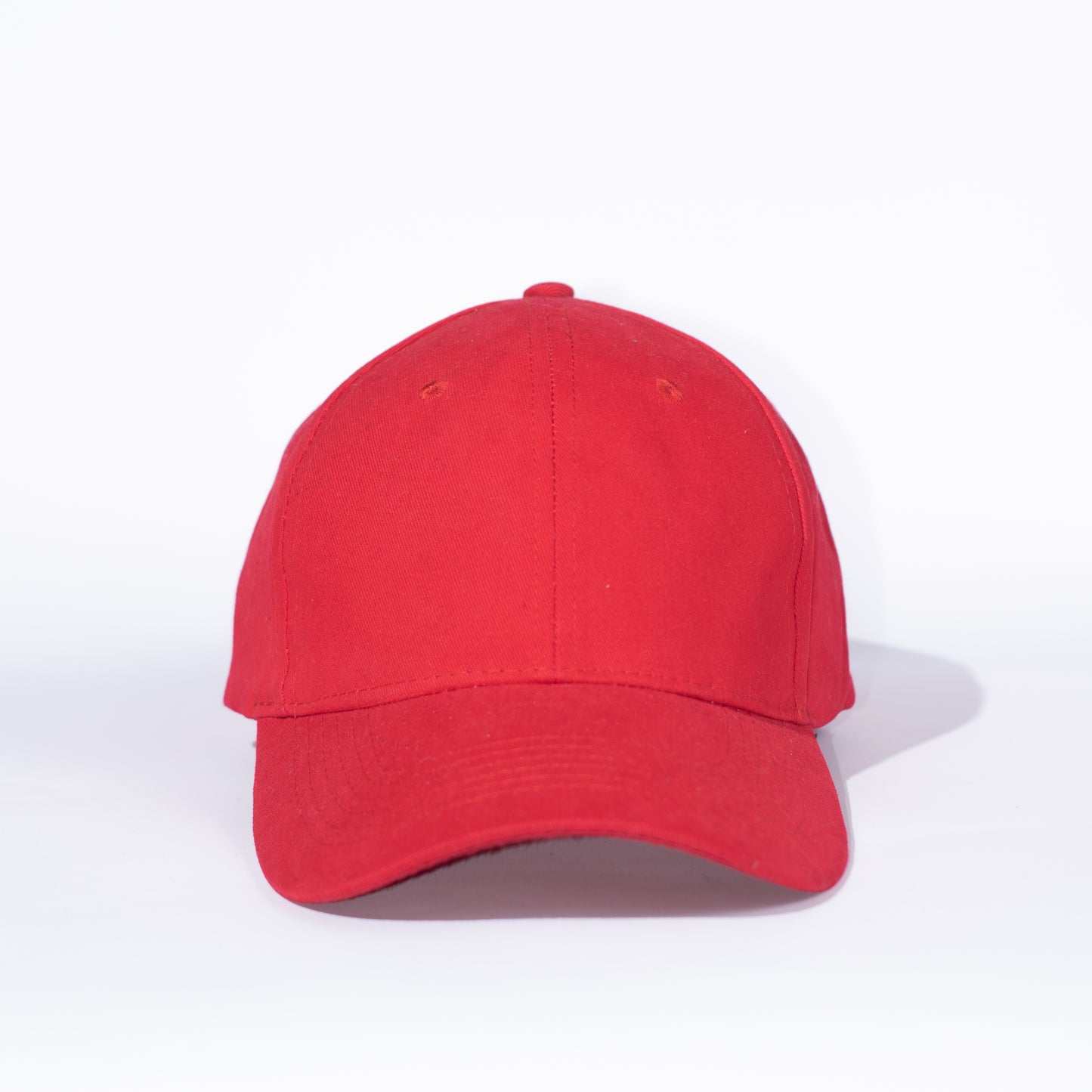 GORRA ALGODON CEPILLADO COLOR ROJO