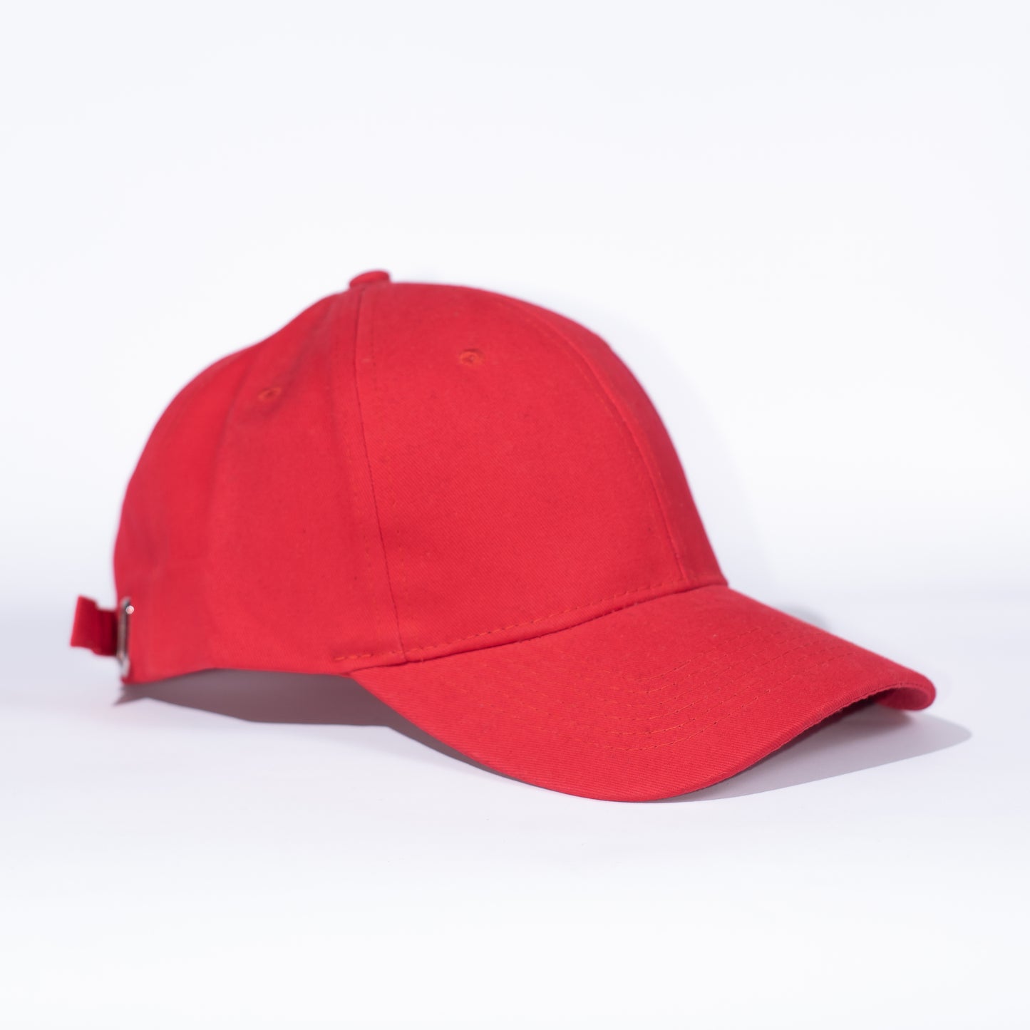 GORRA ALGODON CEPILLADO COLOR ROJO