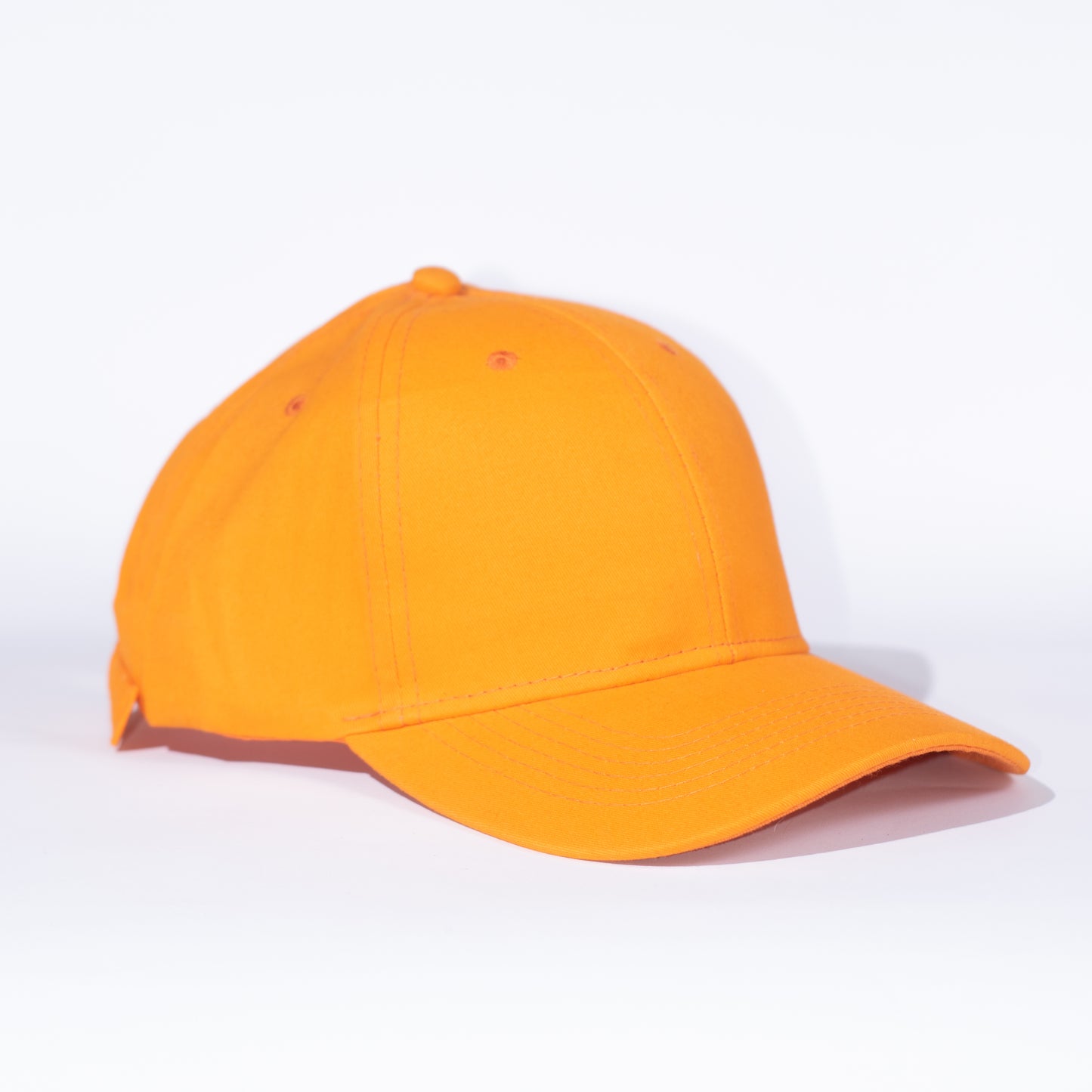 GORRA ALGODON CEPILLADO COLOR NARANJA