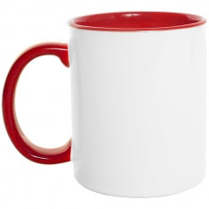 MUGS BLANCO FONDO Y OREJA COLOR 11 Oz