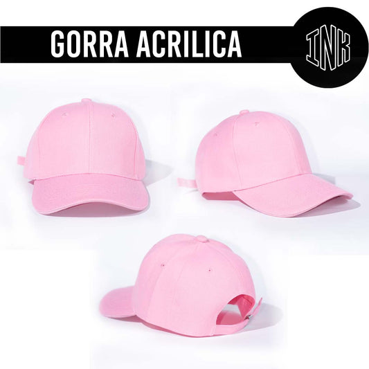 GORRA ACRILICA COLOR ROSADO