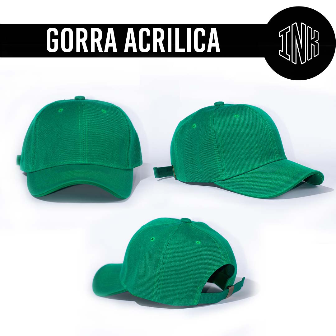 GORRA ACRILICA COLOR VERDE CALI