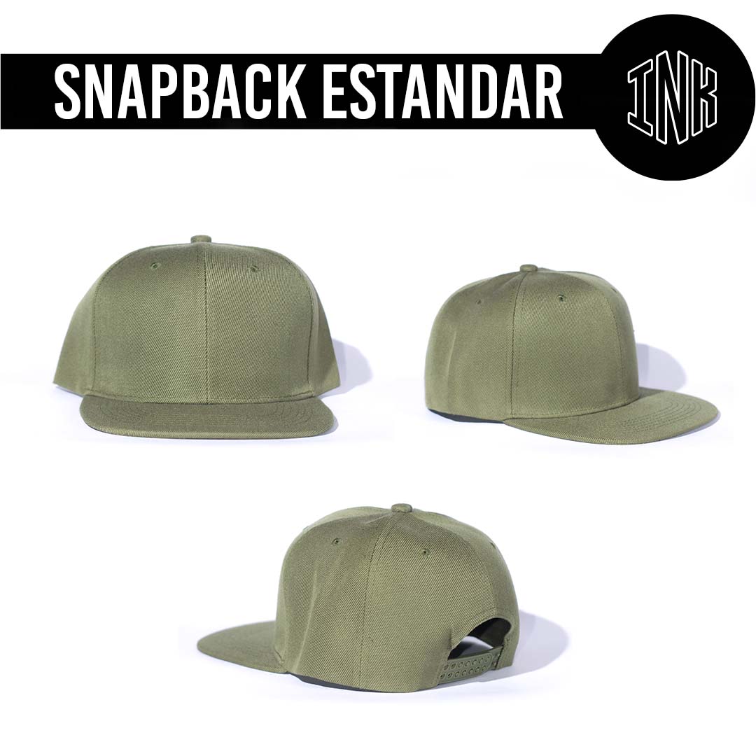 SNAPBACK ESTANDAR COLOR VERDE MILITAR