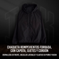 CHAQUETA ROMPEVIENTOS CON CAPOTA