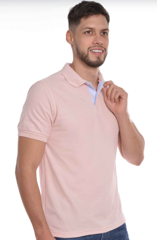 CAMISETA TIPO POLO HOMBRE