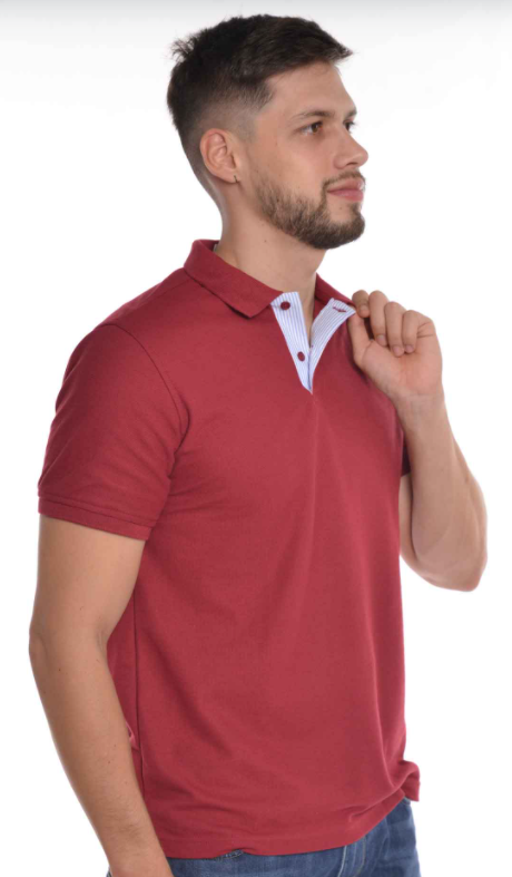 CAMISETA TIPO POLO HOMBRE